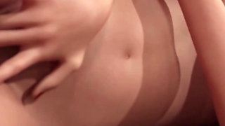 Innocent Virgin Teen Roommate with a Perfect Body Squirts From Pussy Rubbing and Fingering - Taboo University(steam Game) - #16