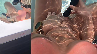 POV Cute MILF with Her Favourite Toy in Jacuzzi Pip Behind the Scenes How Video Was Made