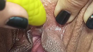 Ku in All Its Splendor, Splendid Vagina in Close-up with Jets and Unique Orgasm