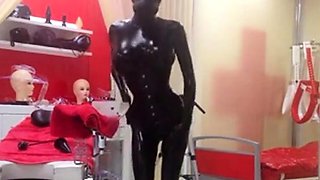 Kylie's Latex Webcam Show: BDSM Fun in the Studio