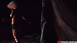 Tommy Gunn's Outdoor Passion with Blonde Temptress