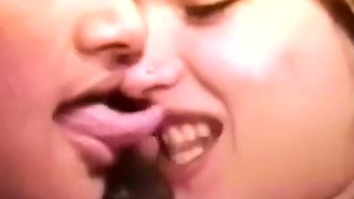 Nadia's Intense 40-Minute Lesbian Kissing Session