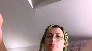 Jessy funny amateur teen brunette toying