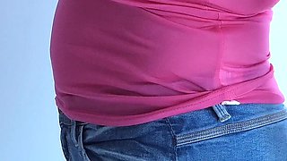 Perfect Natural Big Tits Hairy MILF