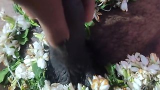 Marathi Aunty Handjob With Flowers To Her Stepbrother