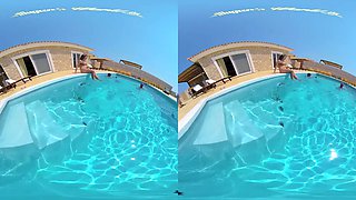 Talia Mint Fucks In Pool