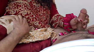 First Night - Indian Husband and Wife Have Sex Together Full Video - Hindi Audio