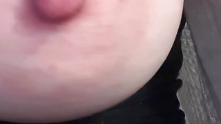 Italian Horny Big Tits Artemisia Love Flashing her Big Boobs Hot Big Hard Nipples Close up