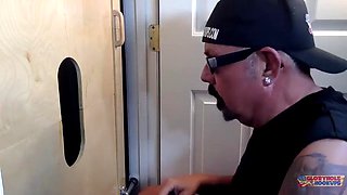 Young Black Executive At The Gloryhole