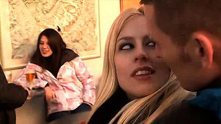 Blonde teen fucked doggystyle