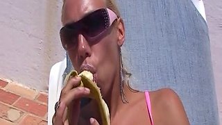 Perfect Babe From Germany Teasing at Swimming Pool