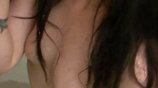 Candy Chang & Kris Weston are nasty stepbro and stepsis in the bathroom fuck