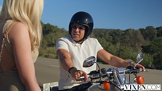 VIXEN Cute Blonde Babe Nikoletta Queen Has Intense Orgasm On Alberto s Cock: Porn