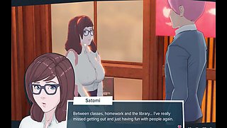 Late night library romp with a chubby teen step-sister in an uncensored encounter