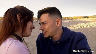Mysterious Amy Redhead at desert sex