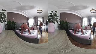 Daphne Klyde - Vr Behind The Scenes Part One - Double Vaginal Pleasure (dvp) Makes Cheating Wife Squirt Non-stop