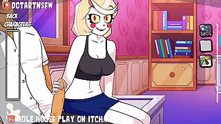 Charlie Morningstar from Hazbin Hotel in a steamy creampie compilation