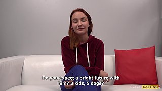 Nikola Captivates with Czech Casting Busty Passion