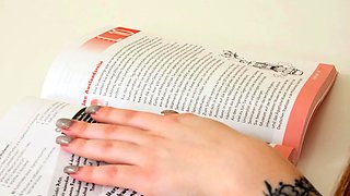 Cute Redhead Teen Fucked Doggystyle on the Hump Bus