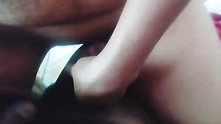 Pussy queen can't stop eating husband's big dick