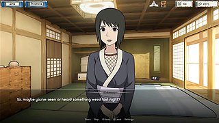 Naruto trainer scene with Sakura