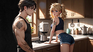 Step Sister Seduces Step Brother While Parents Are Out - Part 1