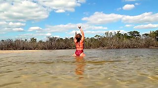 MeetMadden BTS Red Swimsuit LEWD
