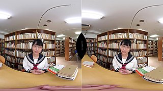 Nana Kisaki - All Business Sexy Librarian Teases You Via Pantyhose Wardrobe Malfunctions