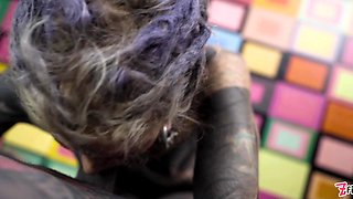 Tattoo couple hard pov anal sex