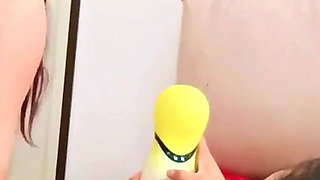 Stepmom Dressed as a Doll Makes Me Cum with Her Toy