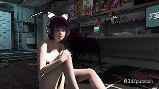 Bird's 3d animated clip