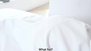 Insolent Russian PAWG won't leave until she gets her daily big cock