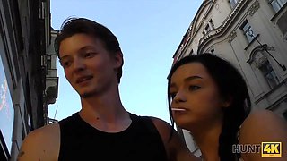 HUNT4K. Need for money motivates teen to cheat on her poor boyfriend