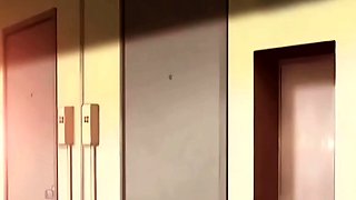 Japanese anime maid caught