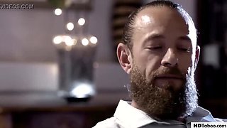 Big Cock Stepdad Brad Newman Cheats With Babysitter Anny Aurora - Pure Taboo Sex