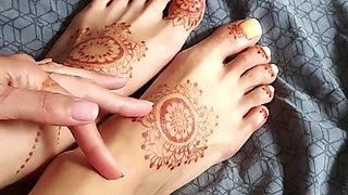 Mehendi Tatto Footfetish