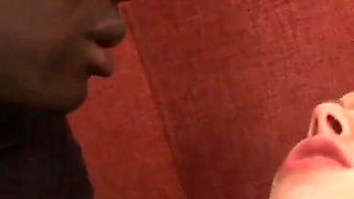 Johane Johansson has an interracial fuck with a black cock in her ass to enjoy the cum