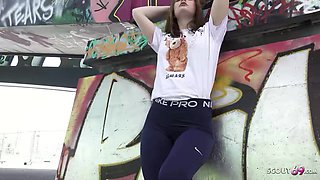 GERMAN SCOUT - Butt fuck Casting Skylar Sweet