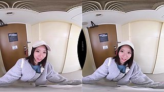 Sara Kobayashi - Wearable VR - Innocent Wife Tries Working at a Sexy Cafe