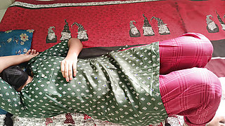 Tamil married couples enjoying roleplay in bed