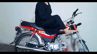 Bike Rider Girl First Time Meeting with Boyfriend