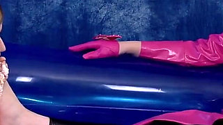 Anal Plug and Doggy Sex Fun with Wet Juicy Pussy and Facesitting Arya Grander Fucking in Pvc Clothes