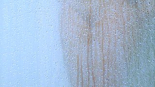 College Tanned Gorgeous Girl Take a Shower in Bikini