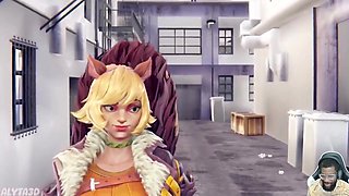Thicc Ass Squirrel Girl Gets Her Ass Slapped, Tracer Gets Fucked By Big Dick Pharah, Bald Pussy Mai Fuck - 3d Animated