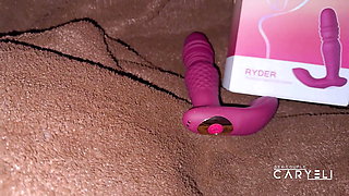 MY HUSBAND SNEAKS HORNY AND TAKES OFF MY DESIRE WITH MY NEW TOY