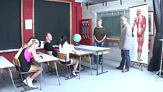 Fucked away in the classroom