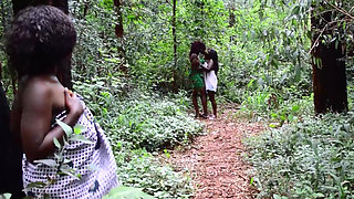 Dark Chocolate Ebony Lesbians Face Sitting & Pussy Grinding Rough