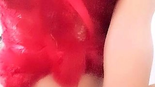 Chubby Brunette Big Boobs Dildo Masturbation
