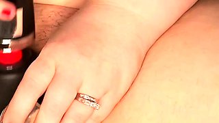 Dp loving close up hoe uses toys