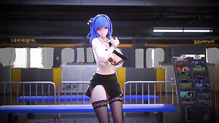 Office Lady Uniform; Pencil Skirt; Lace Thong; Secretary